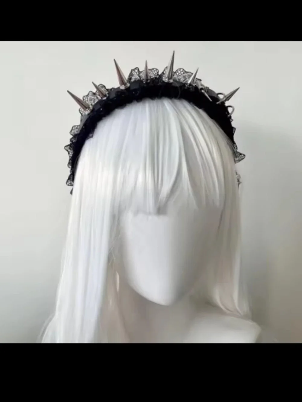 PU Leather Spiked Headband